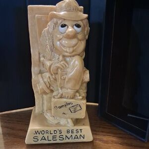 Tan Decorative Accent Figurine with Humorous Theme